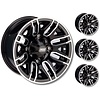 Moose Utility Felgensatz 112X Wheels - Black 14 Zoll