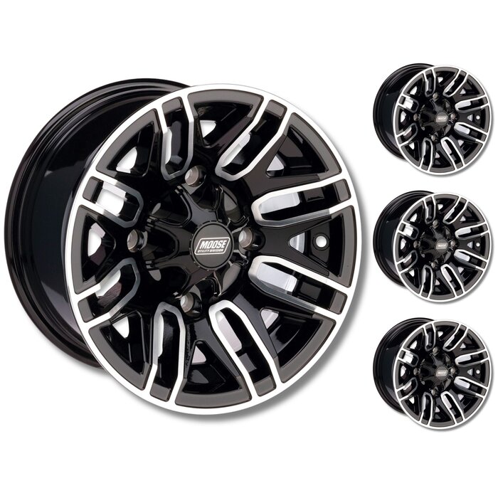 Moose Utility Felgensatz 112X Wheels - Black 14 Zoll