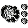 Moose Utility Felgensatz 387X Wheels - Machined 12 Zoll