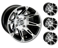 Moose Utility Felgensatz 387X Wheels - Machined 12 Zoll