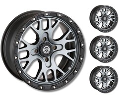 Moose Utility Felgensatz 545X Wheels - Machined 14 Zoll