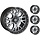 Felgensatz 545X Wheels - Machined 14 Zoll
