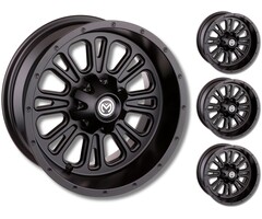 Moose Utility Felgensatz 399X Wheels - schwarz 12 Zoll