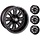 Felgensatz 399X Wheels - schwarz 12 Zoll