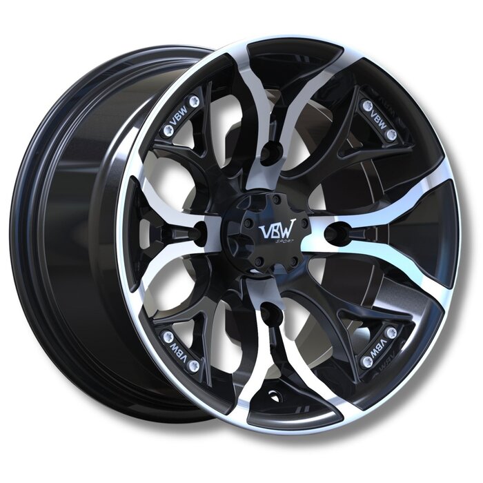 VBW - tires ATV Felge A2 12" Alufelgen silver/ schwarz