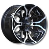 VBW - tires ATV Felge A2 14" Alufelgen silver/ schwarz