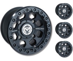 Moose Utility Felgensatz 23X Wheels - schwarz 12 Zoll