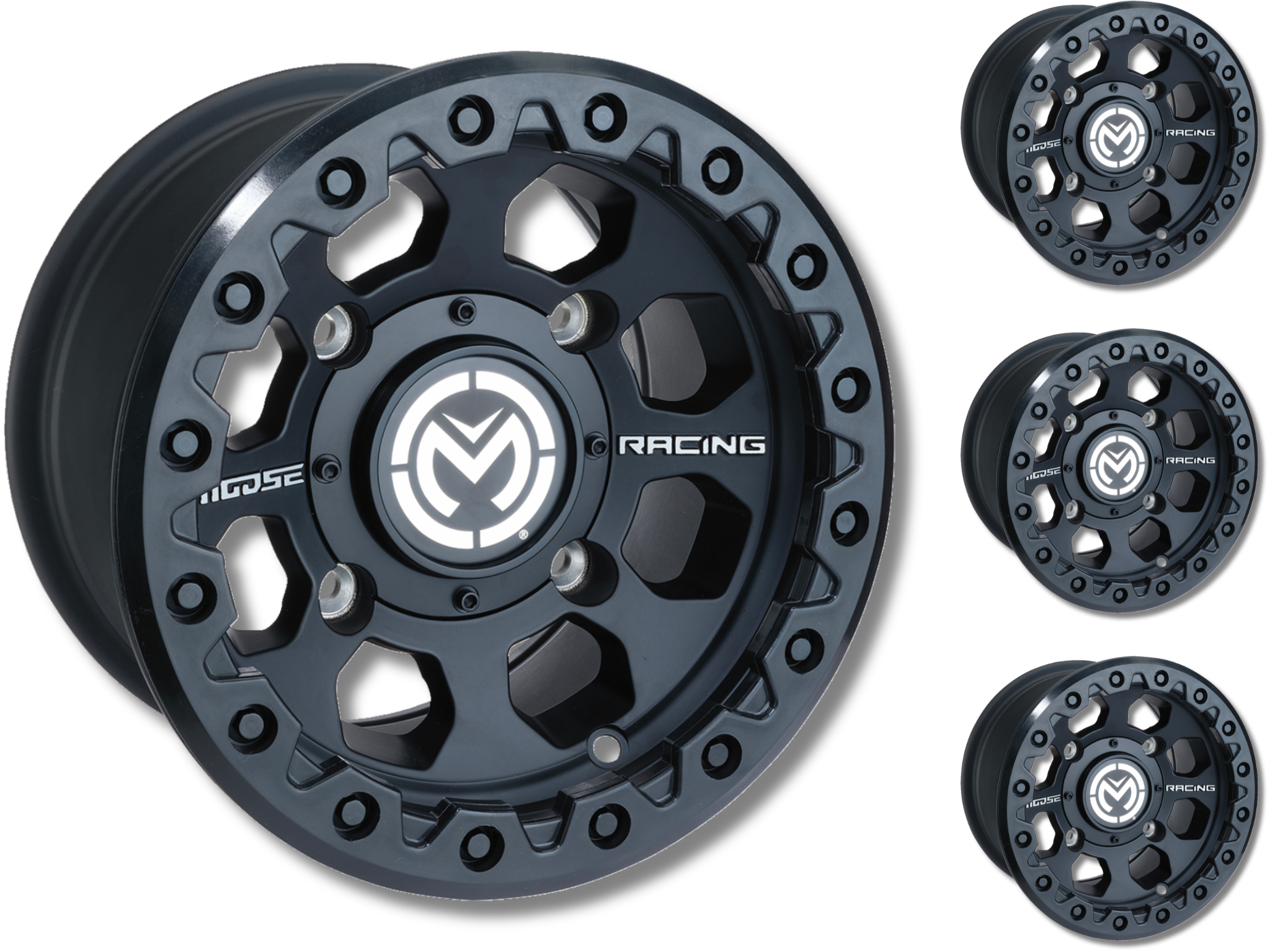 Moose Utility Felgensatz 23X Wheels - schwarz 12 Zoll