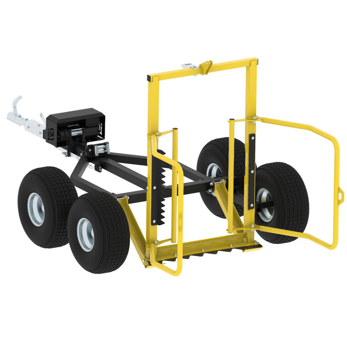 Iron Baltic ATV Silo- und Heuballenanhänger