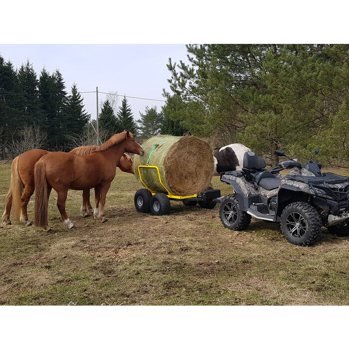Iron Baltic ATV Silo- und Heuballenanhänger