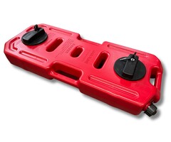 Sikkia Kraftstoff - Tankkanister 20 Liter für ATV Quad inkl. 2 Befestigungsset - Absperrbar