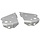 Achsschenkel-Schutzplatten hinten (Set) für Yamaha Kodiak 700
