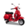 Kinder Elektroroller Piaggio Vespa PX150