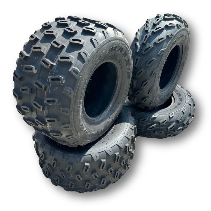 Maxxis Reifensatz 22x7-10 & 20x10-9 M976Y & MS13 OEM Yamaha YFM700R Raptor
