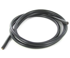 Parts Europe Zündkabel 7mm schwarz 1m lang