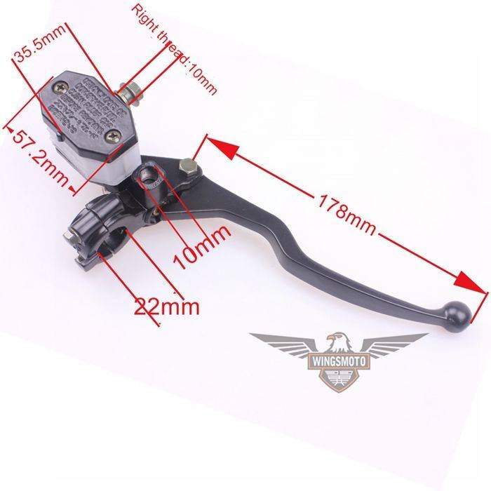 Wingsmoto Rechter Handbremszylinder + Hebel