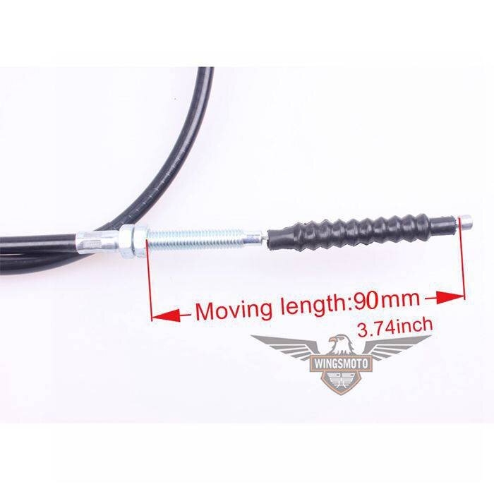 Wingsmoto Kupplungsseil mit Anpassung für 50cc-125cc Dirt Bike 1200 mm