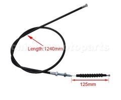 Wingsmoto Kupplungsseil mit Anpassung für 50cc-250cc Dirt Bike ATV 1240 mm