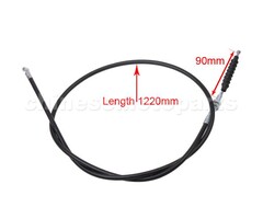 Wingsmoto Kupplungsseil mit Anpassung für 50cc-250cc Dirt Bike ATV 1220 mm