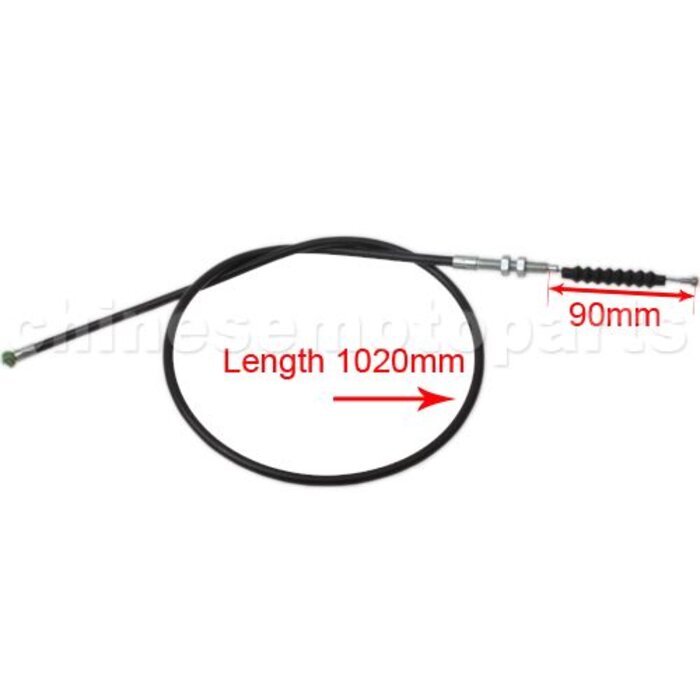 Wingsmoto Kupplungsseil mit Anpassung für 50cc-250cc Dirt Bike ATV 1020 mm