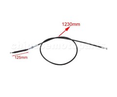 Wingsmoto Kupplungsseil mit Anpassung für 50cc-250cc Dirt Bike ATV 1230 mm