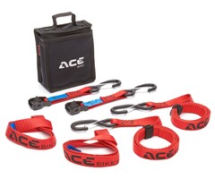 Acebikes Cam Buckle Pro Spanngurt Set inkl. Tasche