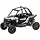 Miniatur Modell  Polaris RZR XP 1000 1:18 weiß