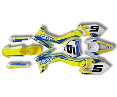 Apollino RXF 125cc Dirtbike Plastiksatz neongelb