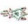 RXF 125cc Dirtbike Plastiksatz weiss grün rot Italy