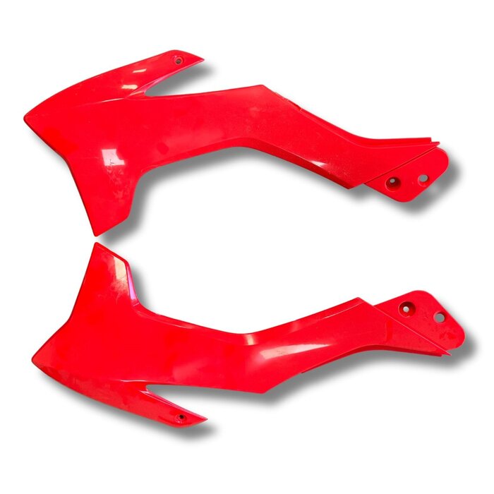Apollino RXF 125cc Dirtbike Kühlerplastik Seitenteile vorne li + re rot