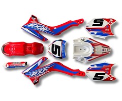 Apollino RXF 50 cc  Dirtbike Plastiksatz rot