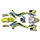 RXF 50 cc  Dirtbike Plastiksatz neongelb Lucas Oil