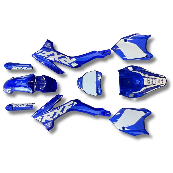Apollino RXF 50 cc Dirtbike Plastiksatz blau