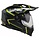 Range 2.0 Voyager ATV Quad Helm schwarz glänzend, grau gelb fluoreszierend