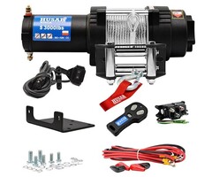 Husar Winch Seilwinde BST S 3000 LBS inkl. Montageset inkl. Fernbedienung