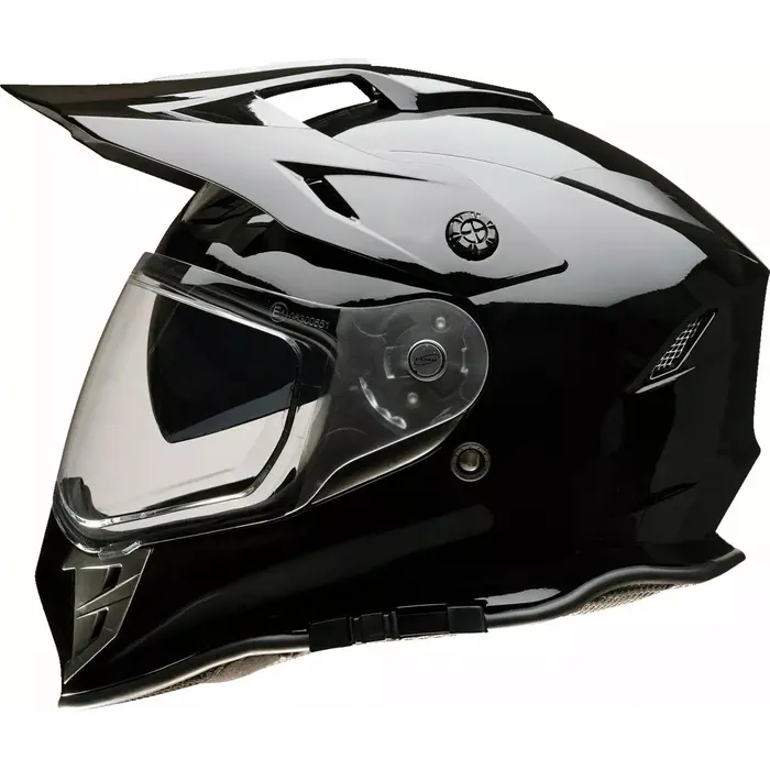 Z1R Range 2.0 Solid ATV Quad Helm schwarz glänzend