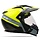 Quad ATV Helm Aries schwarz grau neongelb