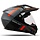 Quad ATV Helm Aries schwarz grau rot