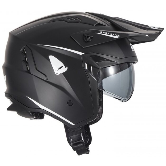 UFO Jet Roller ATV Helm Sheratan - schwarz