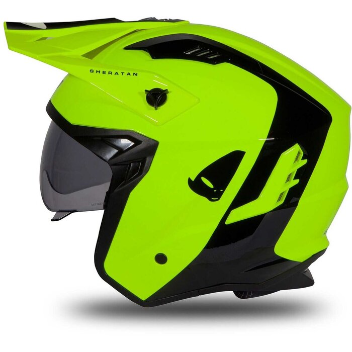 UFO Jet Roller ATV Helm Sheratan - Neon Yellow