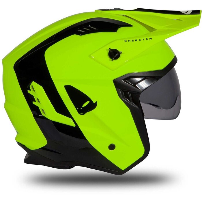 UFO Jet Roller ATV Helm Sheratan - Neon Yellow