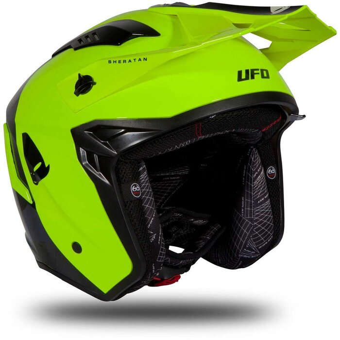 UFO Jet Roller ATV Helm Sheratan - Neon Yellow