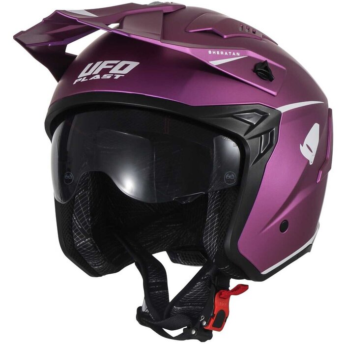 UFO Jet Roller ATV Helm Sheratan - violett