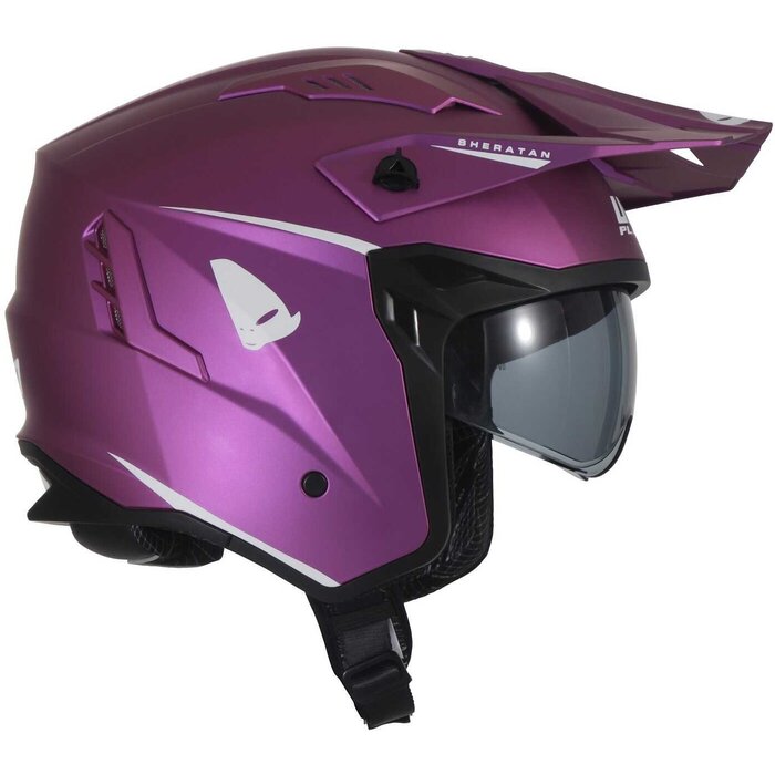UFO Jet Roller ATV Helm Sheratan - violett