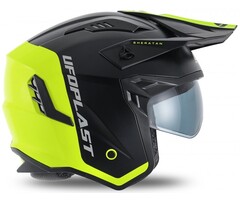 UFO Jet Roller ATV Helm Sheratan - schwarz neongelb