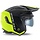 Jet Roller ATV Helm Sheratan - schwarz neongelb