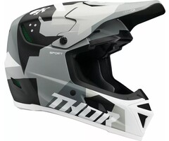 Thor Helm Reflex Sport Carbon Brave MIPS® schwarz grau weiss