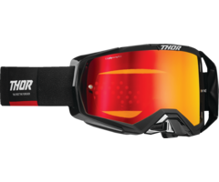 Thor MX Brille Activate Goggles schwarz / Lens Iridium verspiegelt