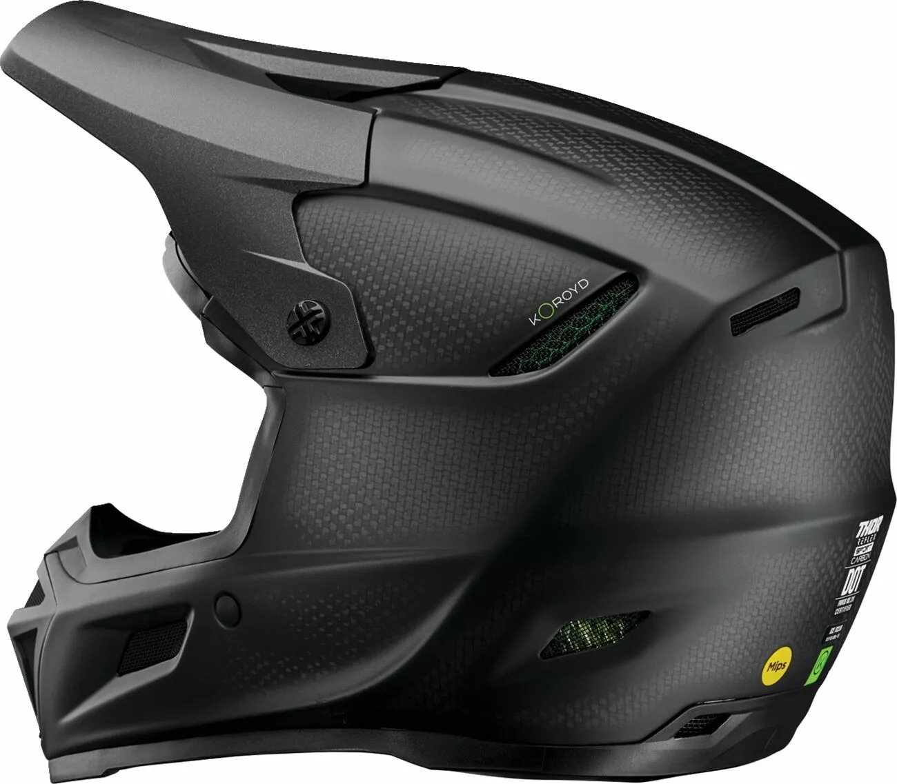 Thor Helm Reflex Sport Carbon Stealth MIPS® schwarz matt