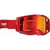 Thor MX Brille Activate Goggles rot / Lens Iridium verspiegelt